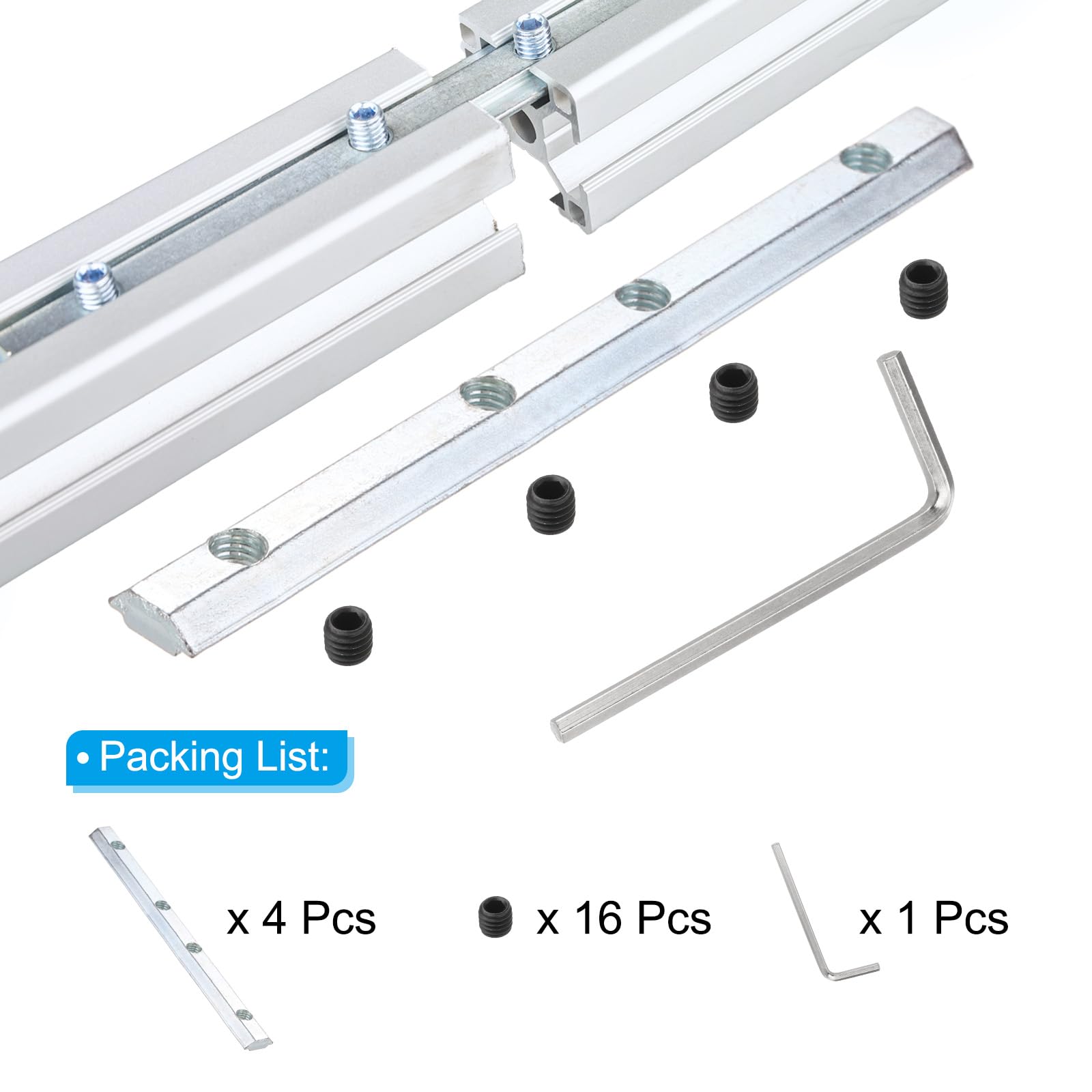PATIKIL 4 Inch Straight Line Connector - Image 3