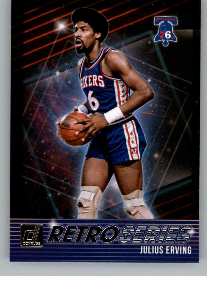 Julius Erving 2018-19 Panini Prizm Choice Red Prizm Sesational