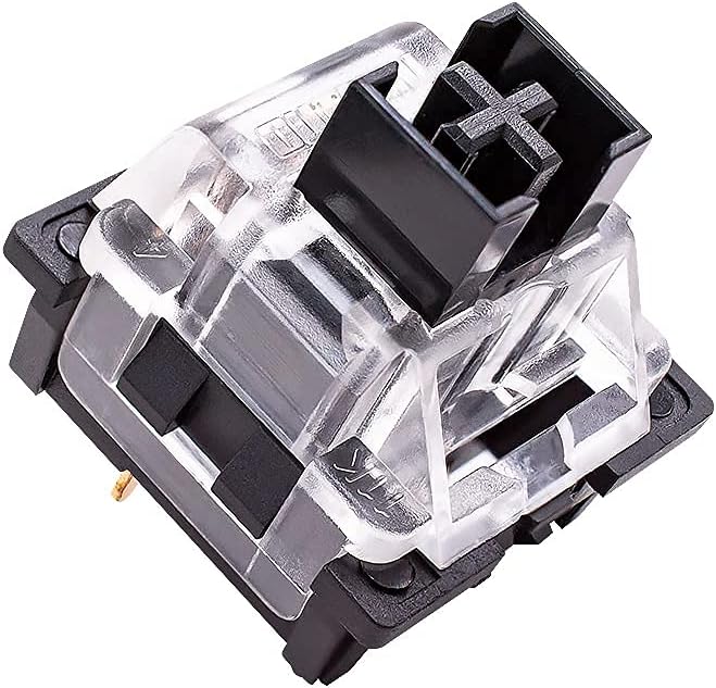 Granvela OUTEMU (Gaote) Keyboard Switch 3 Pin Keyswitch DIY Replaceable Switches for Mechanical Gaming Keyboard (20 PCS) (Black)