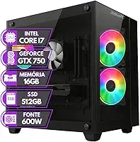 PC Gamer BluePC RUSH - Intel Core i7 16GB RAM Geforce GTX 750 4GB SSD 512GB - PGBP-RUS1020