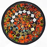 Die wunderschön schimmernde Mosaikschale ist in Indonesien handgefertigt.