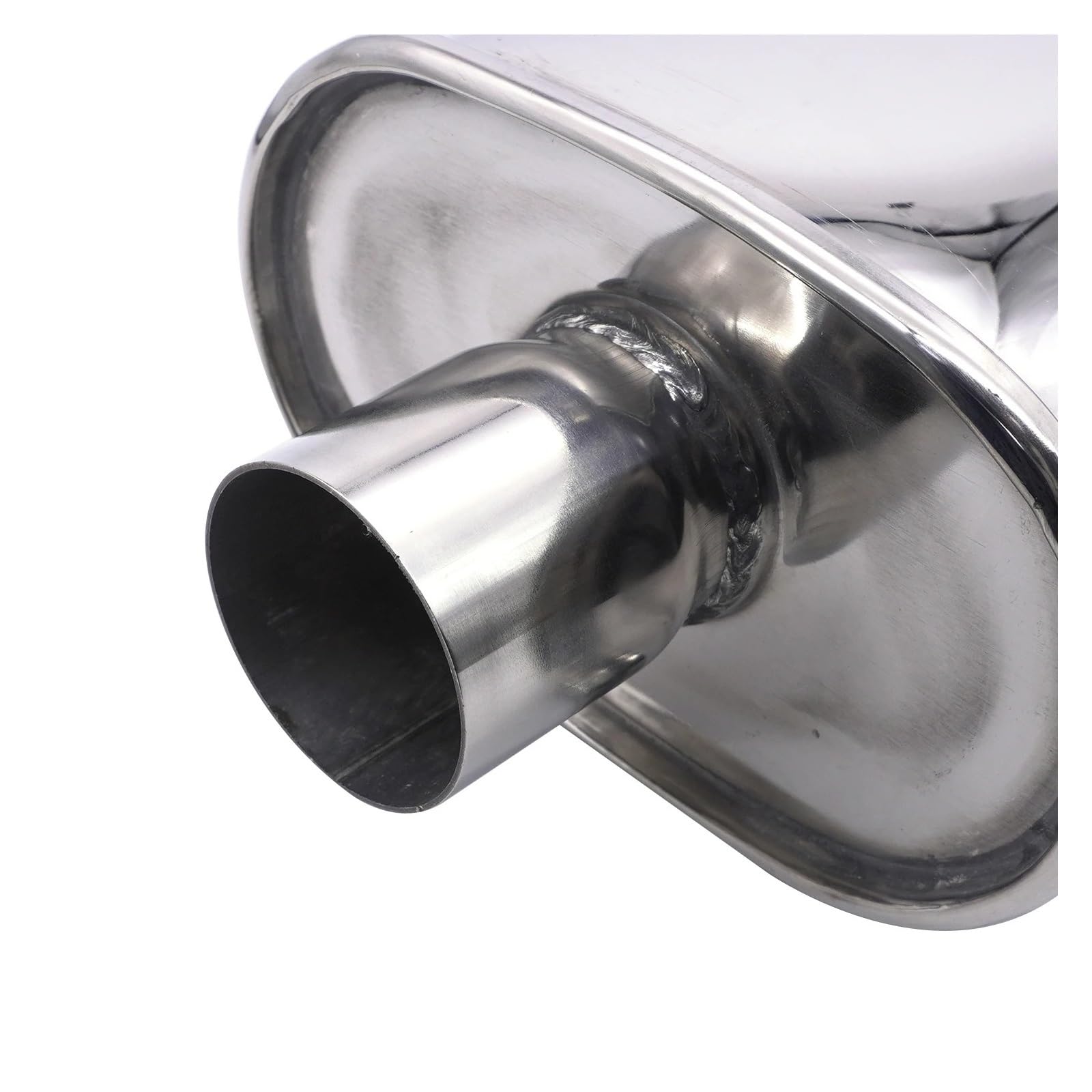 Per BMW Universal Car Exhaust Tuning Accessories Tubo Scarico Sportivo Acciaio Inox 63 Mm Ingresso Turbo Marmitta Di 101 Uscita Scarico Auto