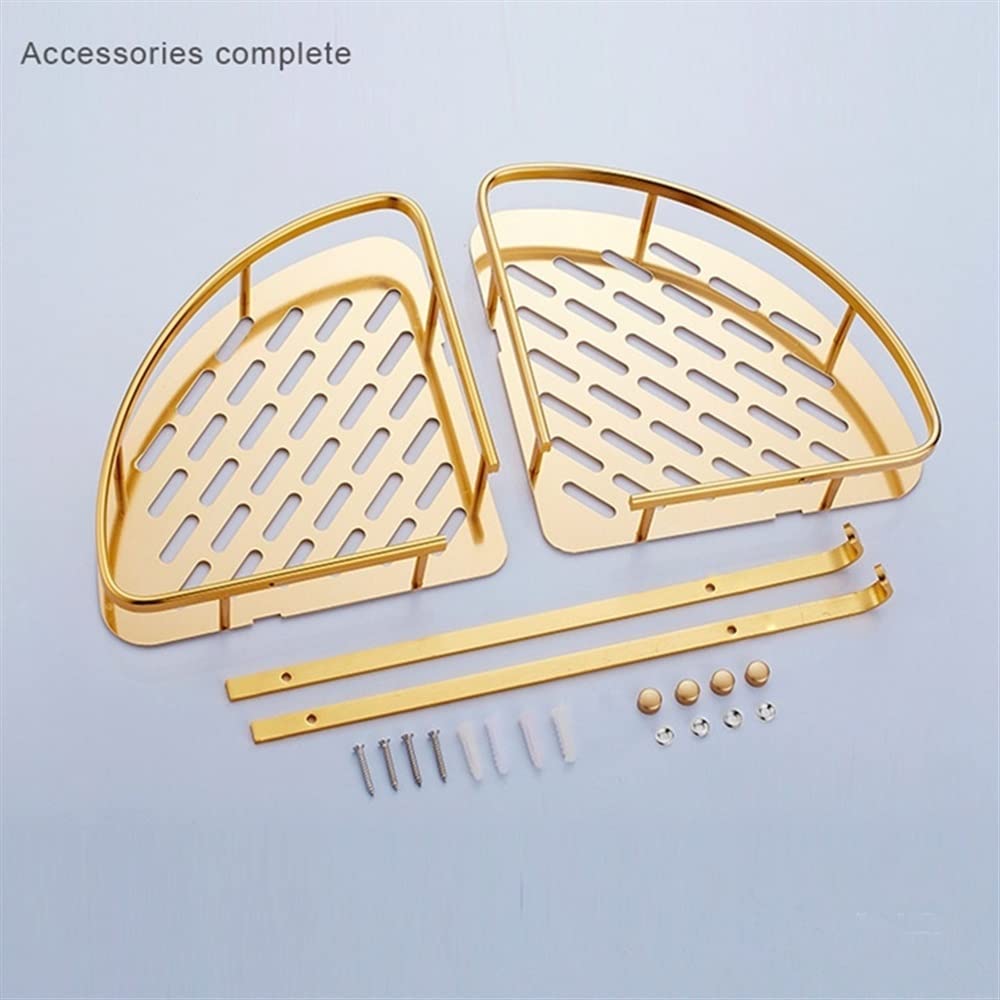 Estantes de baño exquisitos Estante de baño, Cesta de Esquina montada en la Pared de la Ducha, Estante de baño de Pared de Almacenamiento de champú
