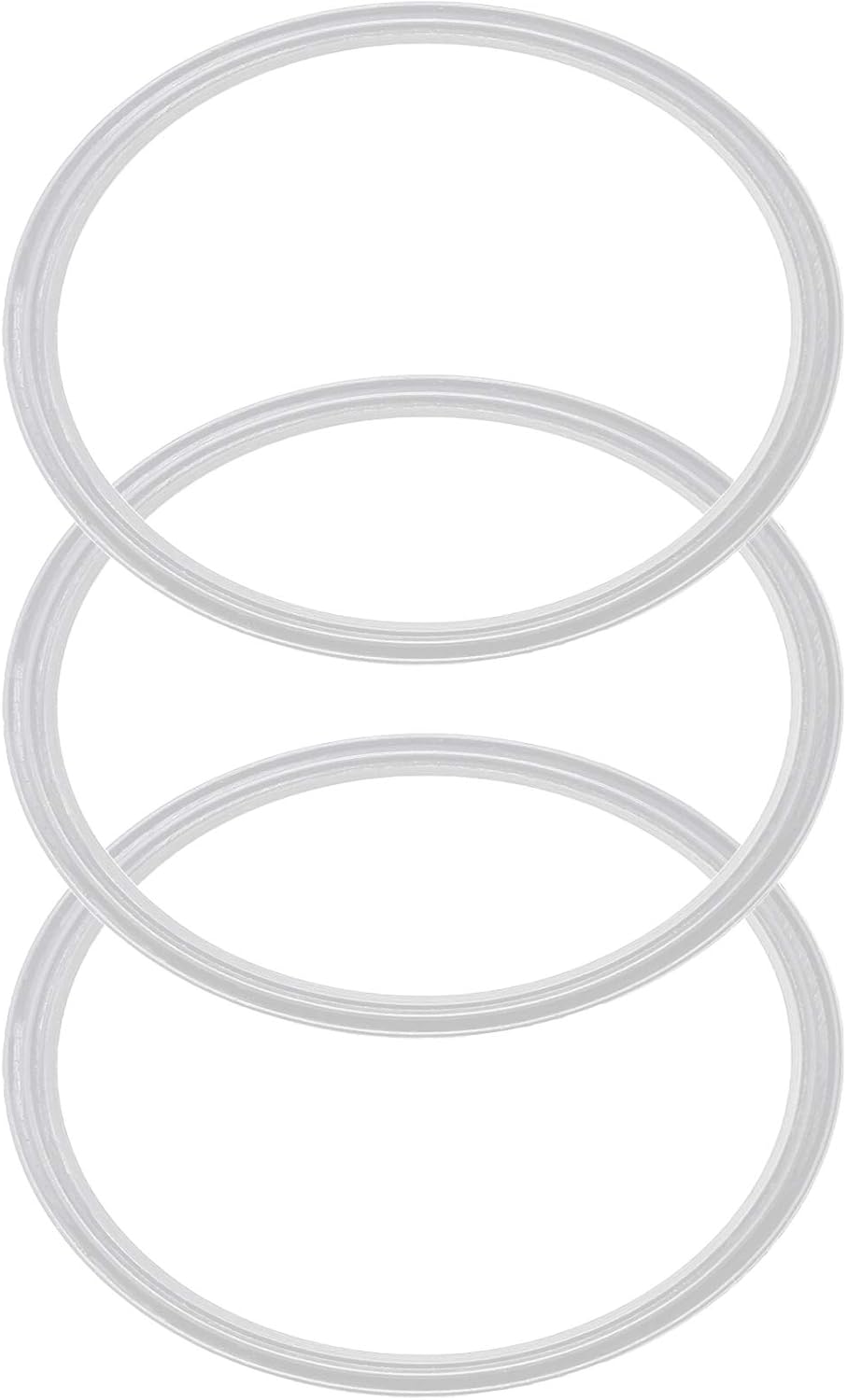 4 Pack - 20 & 10 oz Replacement Rubber Lid Rings, 3.3 Inch Diameter Gasket Seals, Black Lid Gasket Rings for Insulated Stainless Steel Tumbler fits Yeti, Ozark Trail, Beast and Renowned Brands