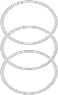 3 Pack - 20 & 10 oz Replacement Rubber Lid Rings, 3.3 Inch Diameter Gasket Seals, White Lid Gasket Rings for Insulated Stainless Steel Tumbler fits Yti, Ozark Trail, Beast and Renowned Brands