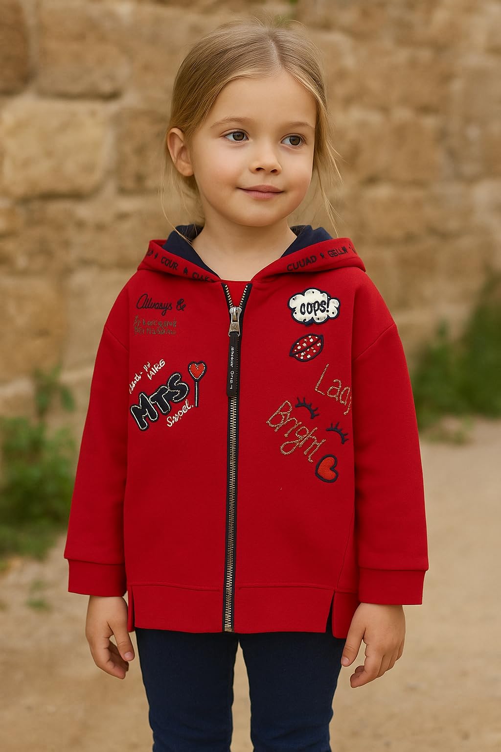 Cardigan Mayoral 4382 Blu Scuro Regular Fit, Cardigan Tricot per Bambine e Ragazze, Perfetto per Completi, Cerimonie e Battesimi, Pullover Felpa Bambina