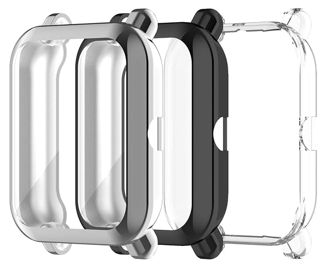 Screen Protector Case Compatible with Amazfit GTS 2 Mini Bip U Pro Smartwatch Accessories TenCloud Covers Scratched Resistant