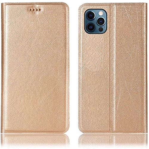 Étui à clapet iPhone 12 Pro Max SCHIK antichoc or 6,7"
