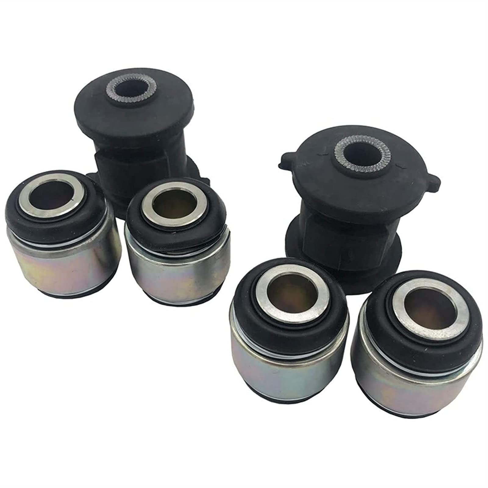 Wshao Store 2 Sätze Hinterarmanordnung Knöchelbuchsen Fit für Toyota Highlander Camry. Passt für Lexus RX- 8725-33050/42210-20010 (Color : Silver)