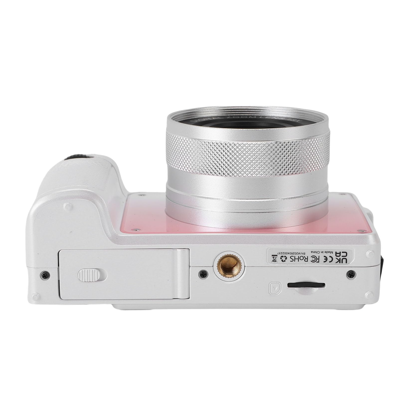 CCYLEZ Kamera Cyfrowa 5K do Fotografii, 80MP Travel Vlogging Camery, Wi -Fi 18X Zoom Retro Camera, Auto Focus Vintage Aparaty z 3 -calowym Ekranem, z Paskiem Ręcznym (gradientowy różowy)