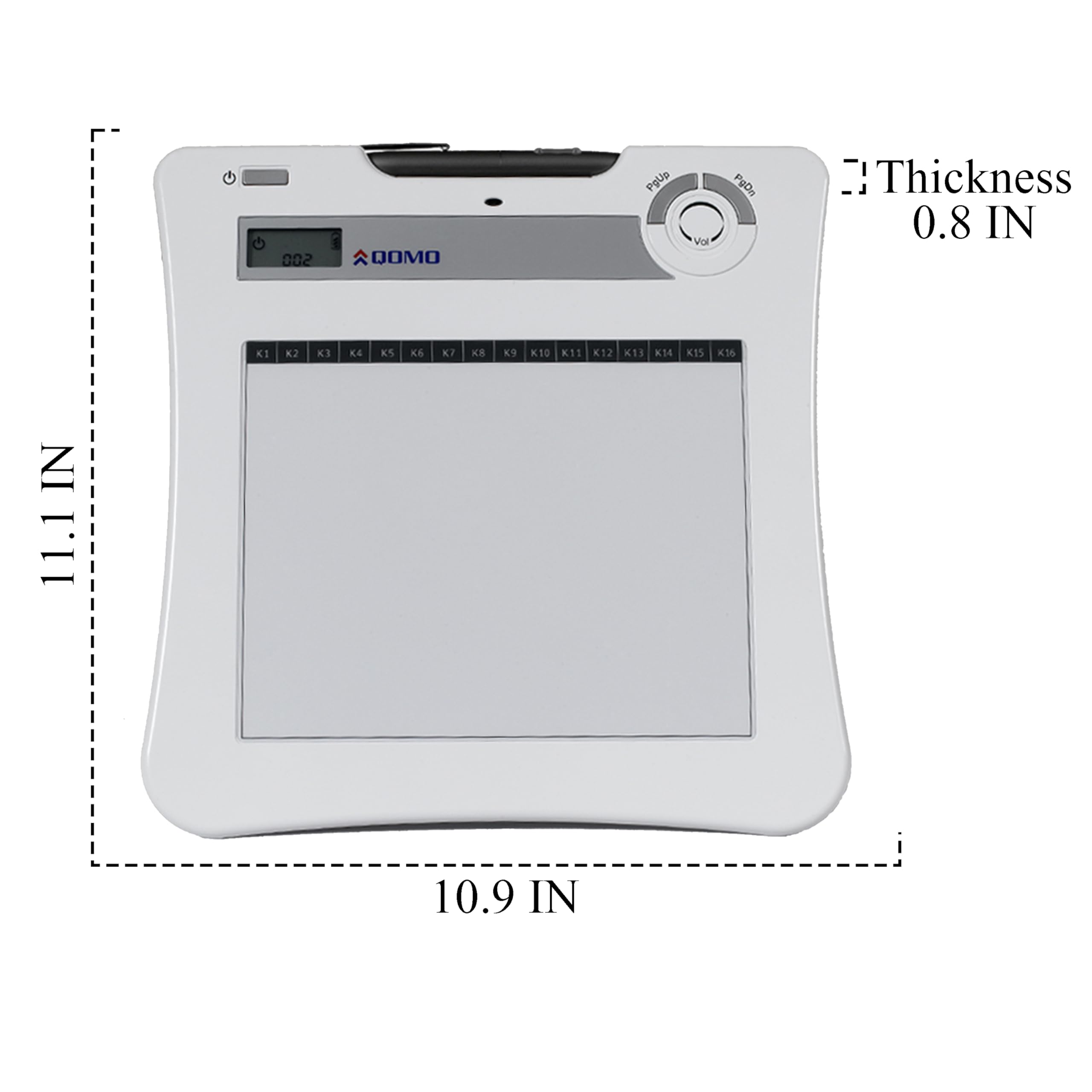 QIT30 Prodigy - Tableta de escritura portátil, pizarra blanca interactiva de mano