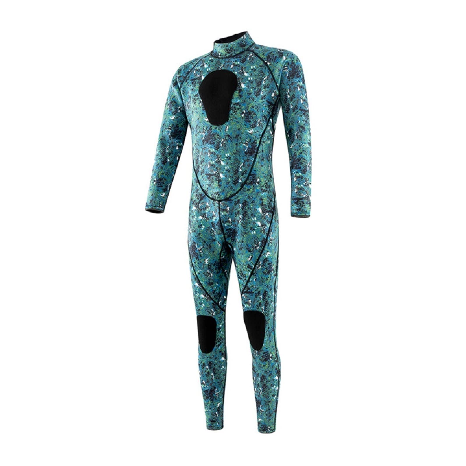 3 MILLIMETRI Neoprene Muta Da Uomo Surf Diving Suit Attrezzatura Pesca Subacquea Pesca Subacquea Kitesurf Abbigliamento Muta Attrezzatura(Camouflage Green,Small)