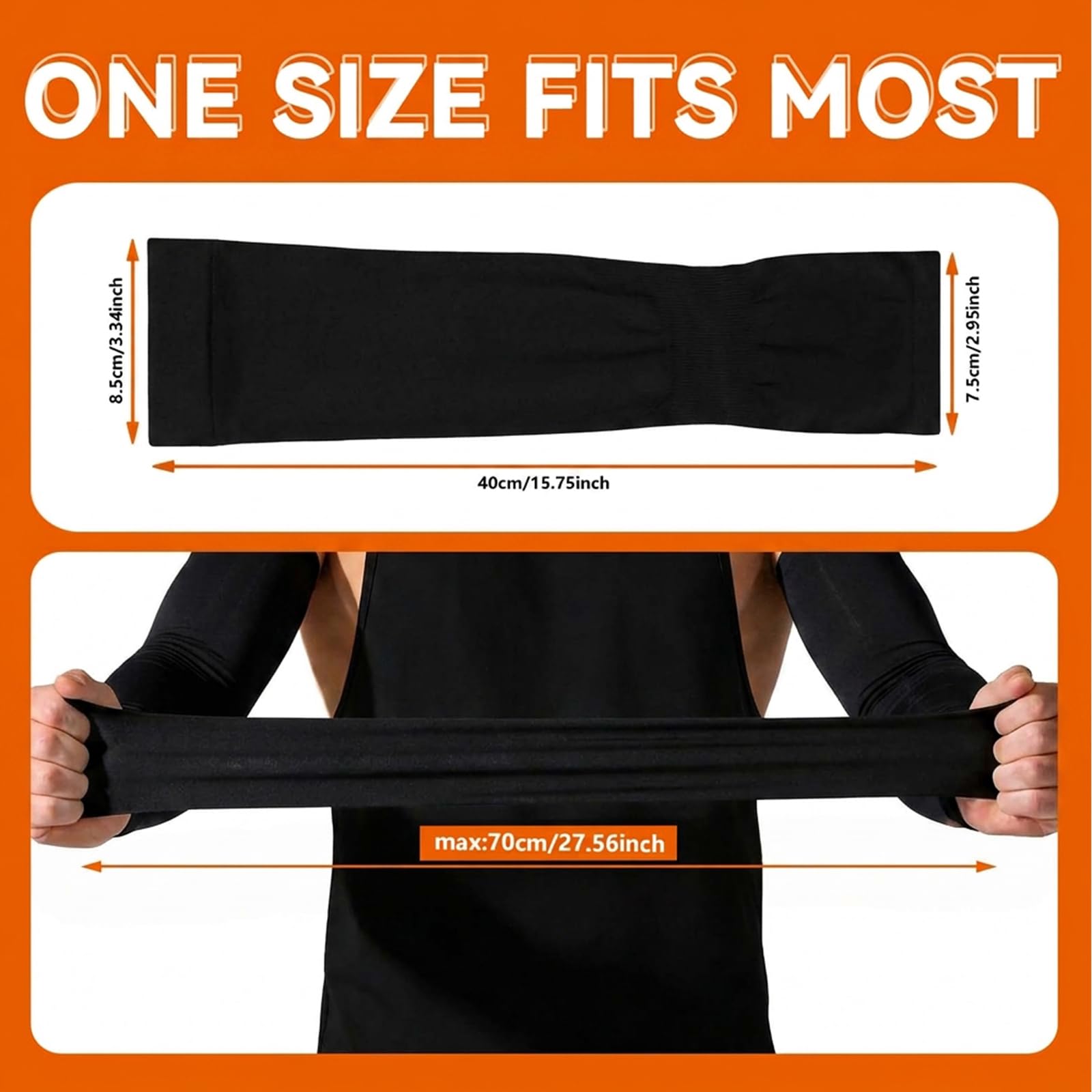 Manchettes de Bras pour Hommes et Femmes, Protection Anti-UV, Couverture de Tatouage, Sensation de Fraîcheur, Manchons de Sport de Compression