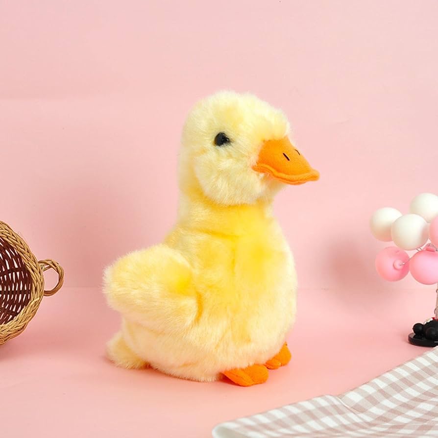 Amazon.co.jp: ぬいぐるみイエローダックぬいぐるみ | アヒル/ひよこ