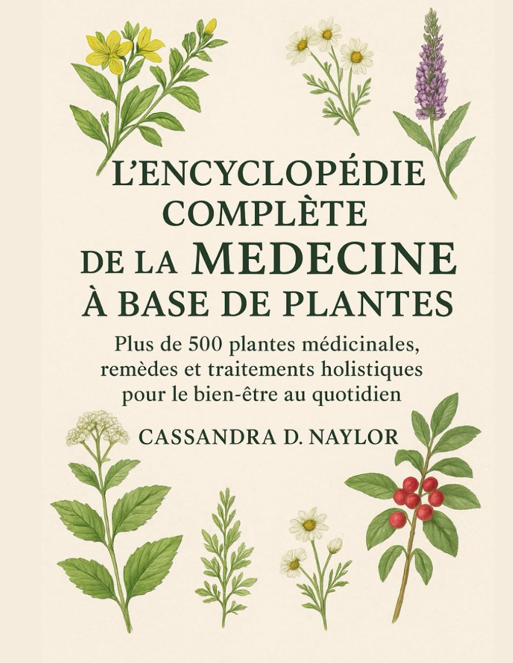 L'ENCYCLOPÉDIE COMPLÈTE DE LA MÉDECINE À BASE DE PLANTES: Plus de 500 plantes médicinales, remèdes et traitements holistiques pour le bien-être au quotidien