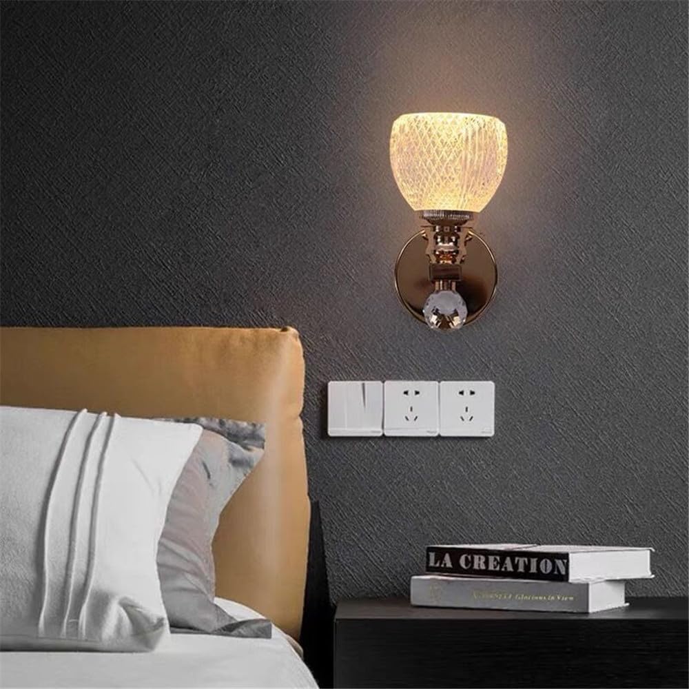 HYJAUSXB Wall Lamp - Modern Art Light for Living Room, Bedroom, Bedside, Staircase, Aisle and Corridor Luxury Design Home Hotel Decor