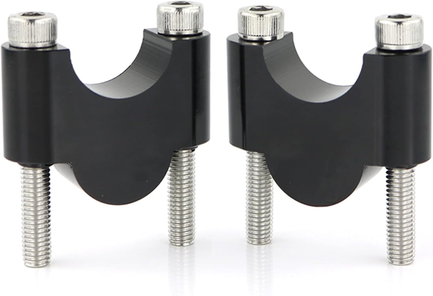 Motorbike Handlebar Riser,Lifter Bar, 28mm 1 1/8" Handlebar Riser Fat Bar Mount Risers For Honda CB650R CB500X CB500F CBF125NA CBF300NA VFR1200X CTX700 CTX1300 Decorate (Color : Black Riser 30mm) (Co