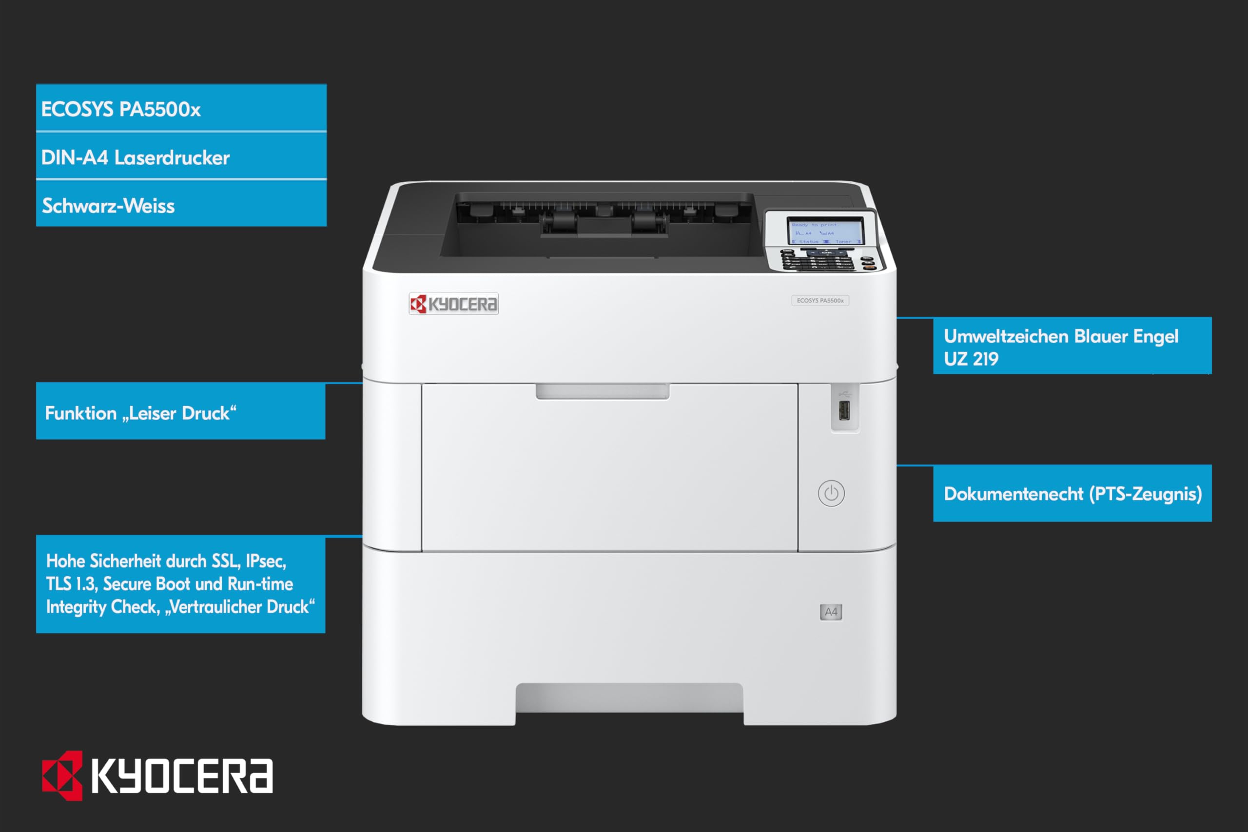 KYOCERA PA5500x 1200 x 1200 dpi A4