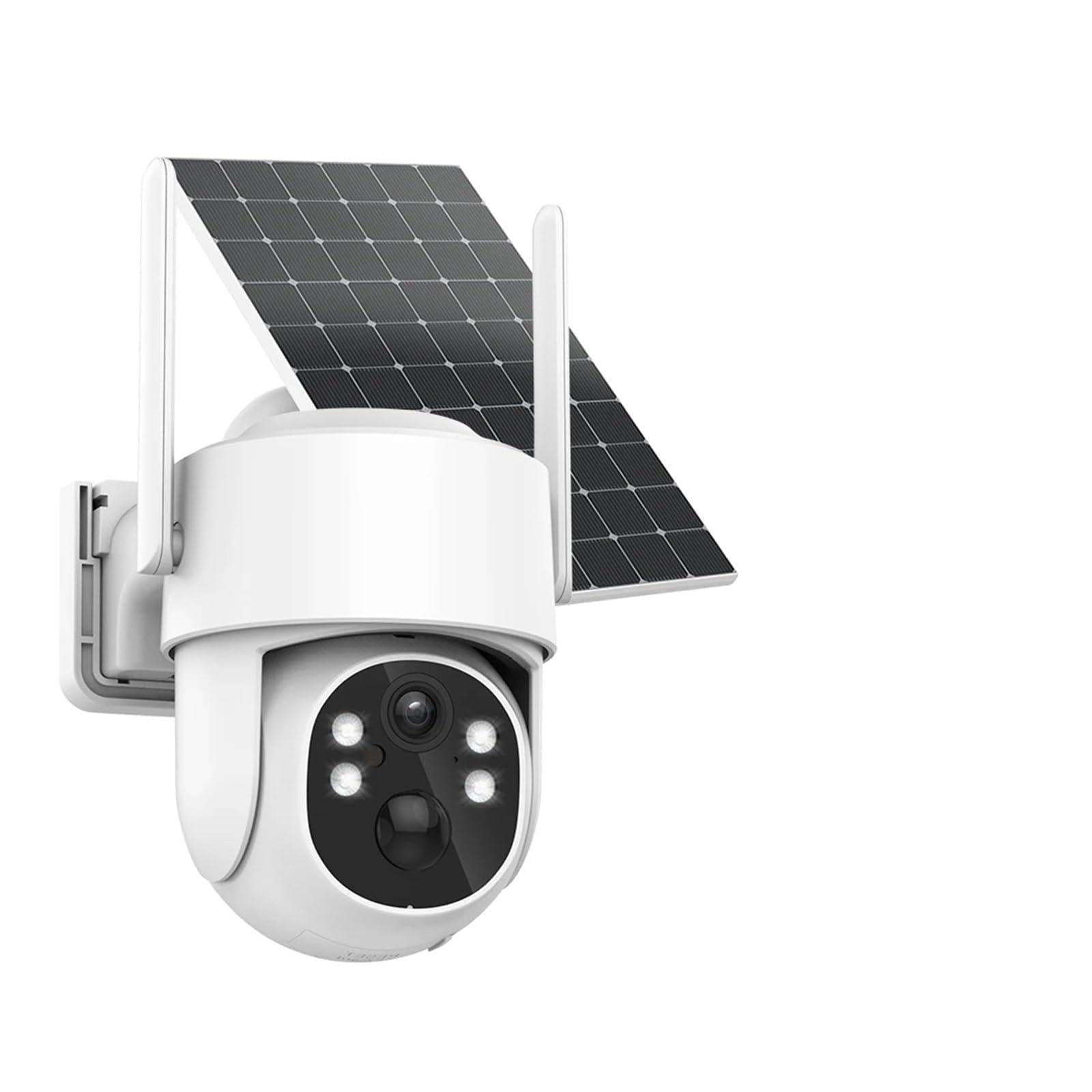 Cámara IP exterior solar 4MP con audio bidireccional y tarjeta de memoria de 32G