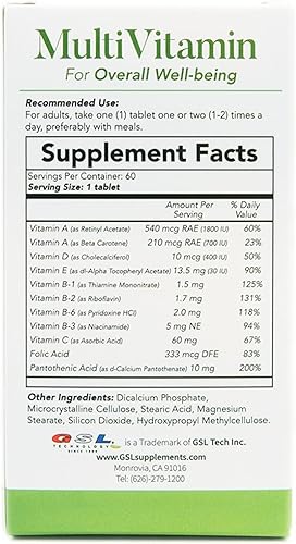 Miniatura 3 de Multi-Vitaminas  Contiene 11 vitaminas clave para el apoyo nutricional diario  para el bienestar general  Fabricado en Estados Unidos (120)