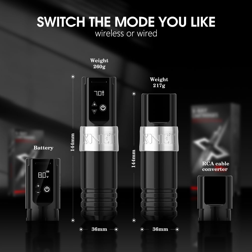 Amazon.com: Xnet Torch Rotary Tattoo Machine with Extra Battery