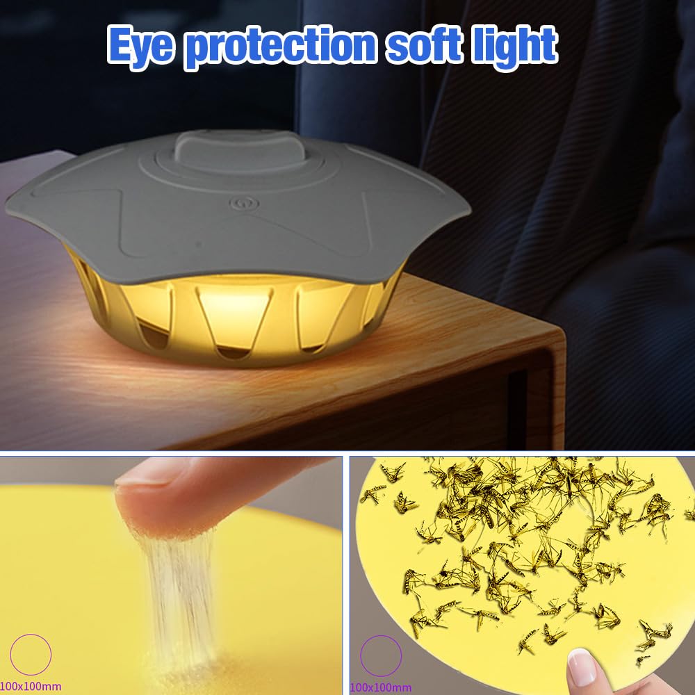 Trappola Per Pulci, 2 Pezzi Trappole Antipulci Per La Casa, Cattura Pulci Con 4 Modalità Di Illuminazione, Trappole Per Pulci Con 20 Dischi Adesivi Per Soggiorno, Camera Da Letto, Cucina
