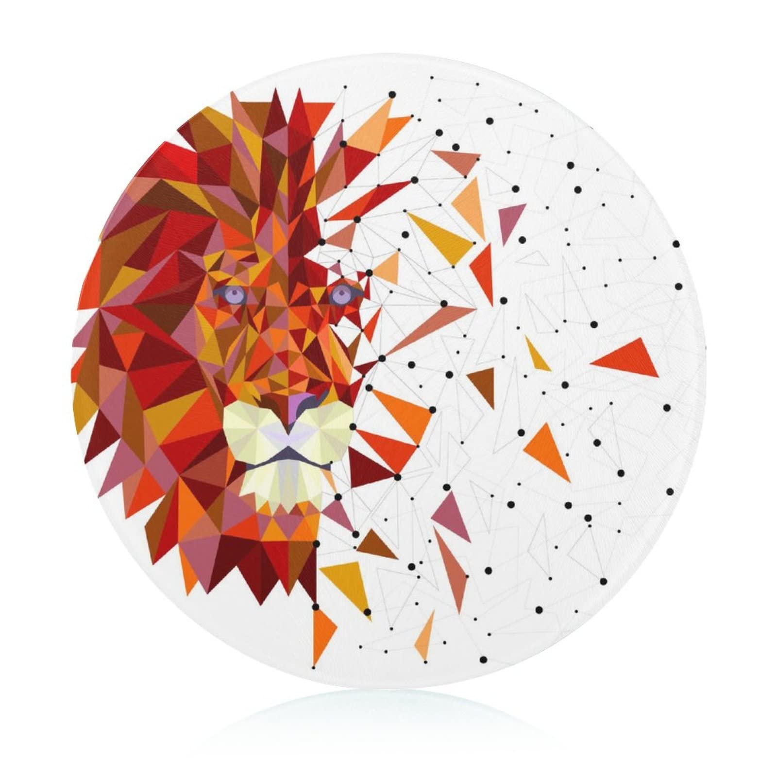 Plaque de cuisine lion géométrique pour préparer vos apéritifs