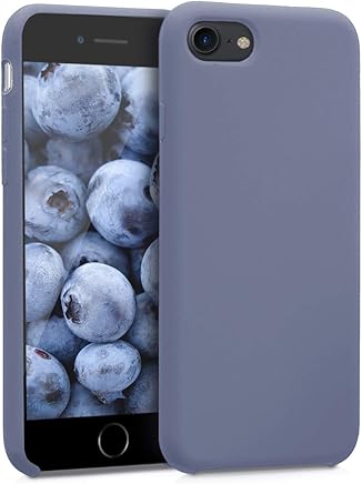kwmobile Funda para Apple iPhone 7/8 - Carcasa de [TPU] para tel?fono m?vil - Cover [Trasero] en [Lila Opaco]