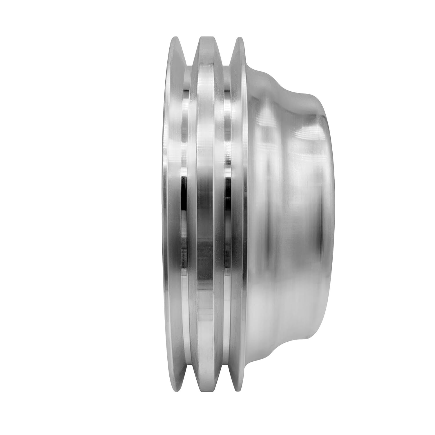 Double Groove SBC LWP Aluminum Crankshaft Pulley for Chevy 350 383 400 327 305 265 283 265 Engines