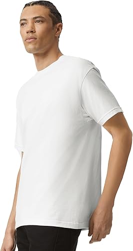 Vista 4 de American Apparel Unisex Heavyweight Cotton T-Shirt, Style G1301, 2-Pack