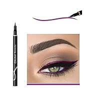 Vista 12 de DNM Maquillaje de ojos de gato Impermeable Neon Colorido Liquid Eyeliner Pen Maquillaje Comestics Delineador de ojos negros de larga duración