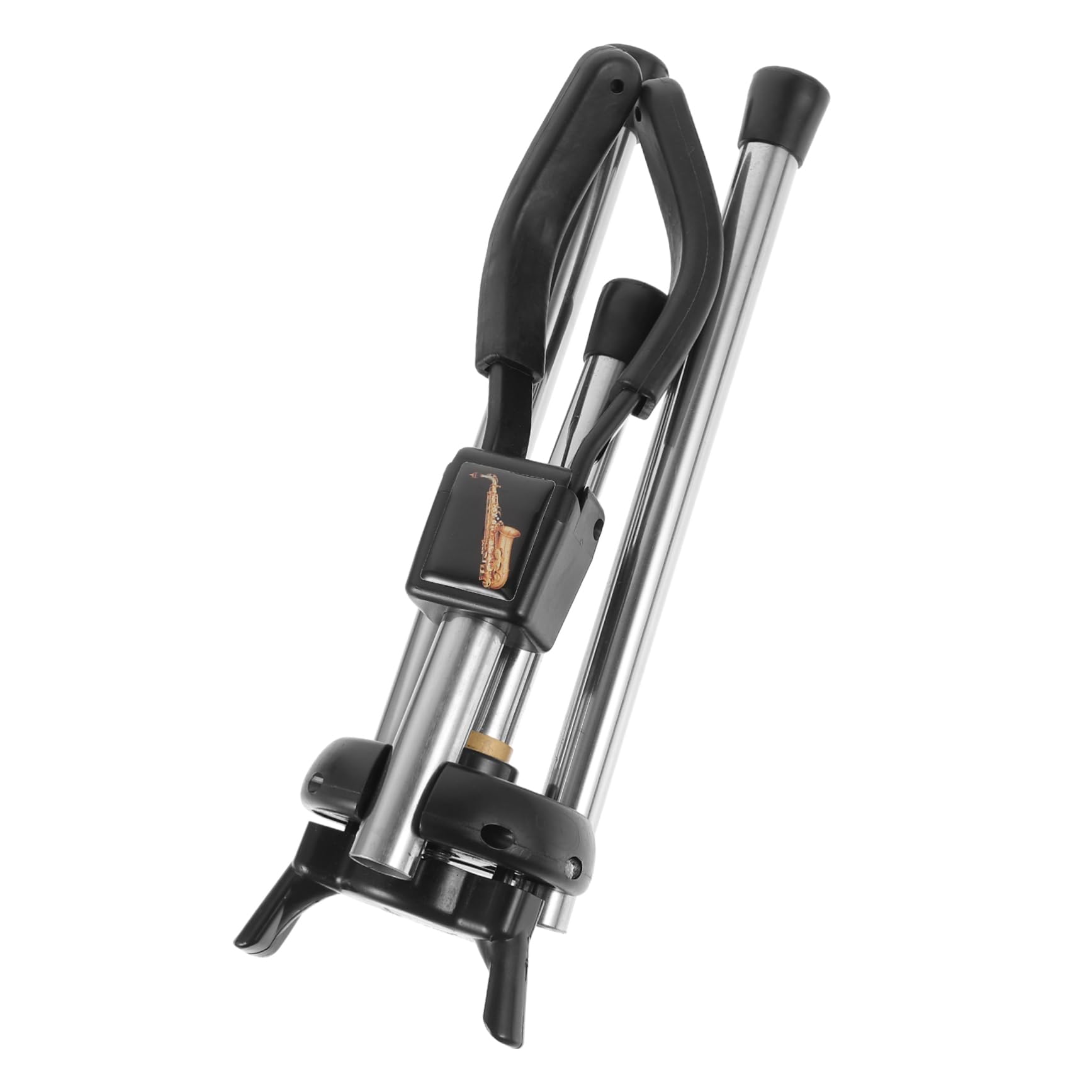 BESTonZON Multi-section Foldable Musical Instrument Stand Saxophone Holder Stand Small Footprint for Saxophone Bracket