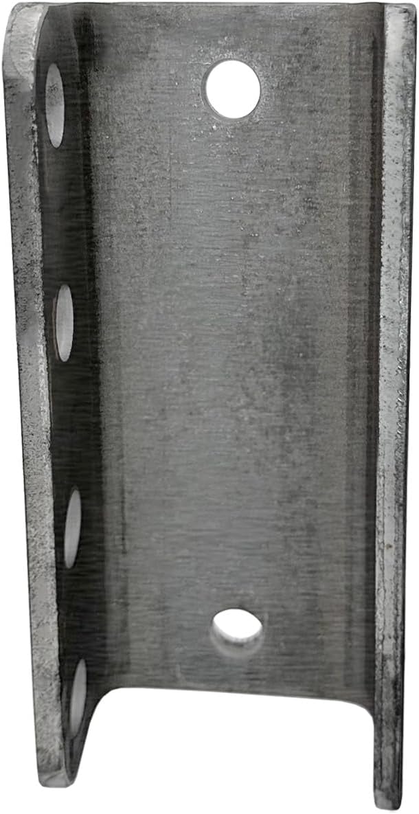 A.A Adjustable C Channel, Lunette Ring Channel Bracket for Trailer Coupler, 7-3/4 inch, 2 inch Bolt Pattern - 4 Hole 3-Position