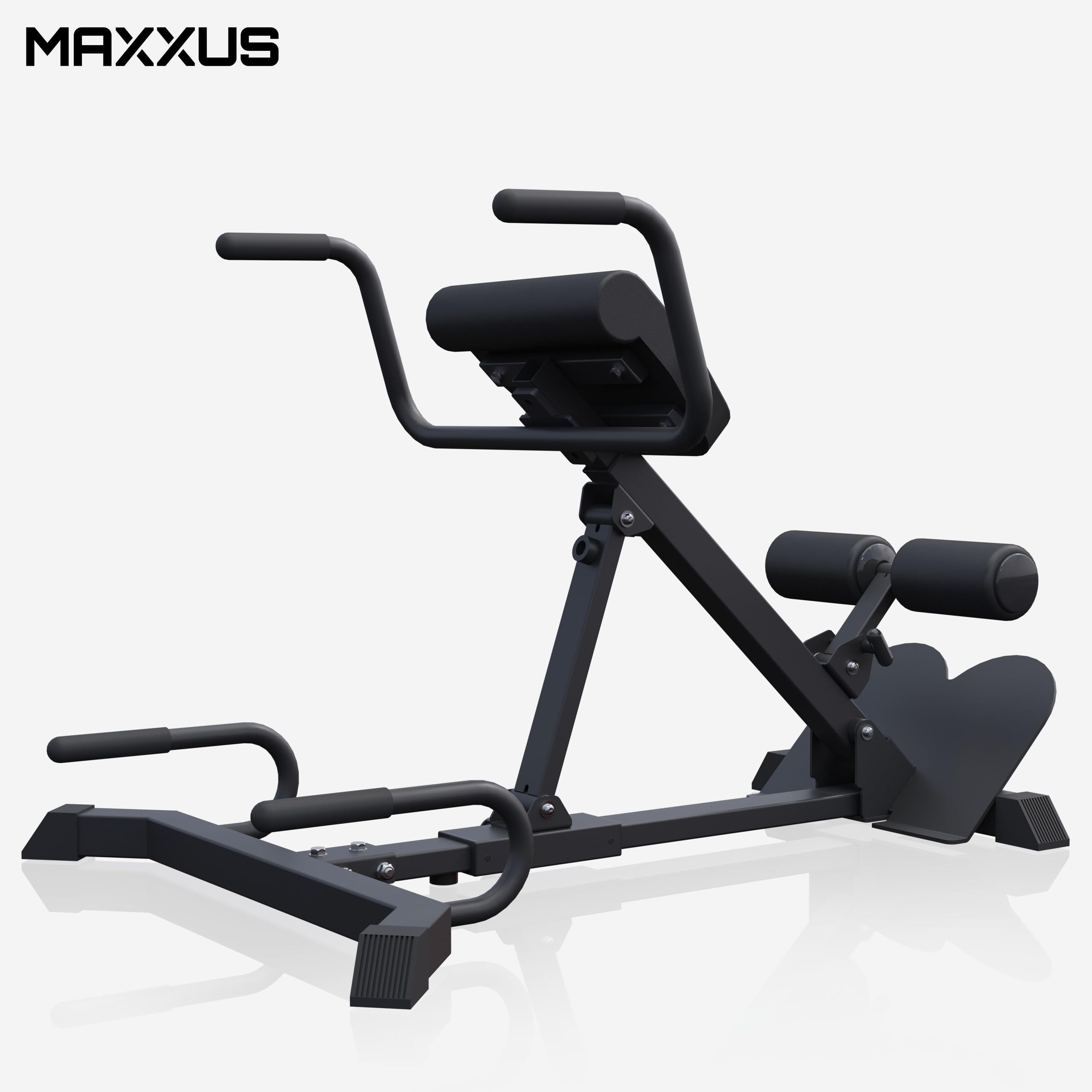 Panca Romana Regolabile Per Addominali E Dorsali - 6 Posizioni, Nero, Acciaio Resistente - Foto 6