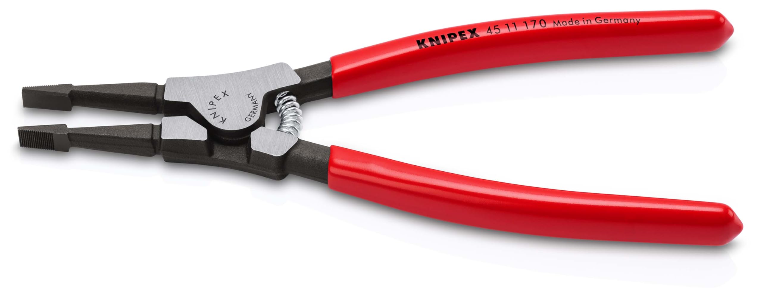 KNIPEX Pinza di montaggio per anelli elastici rivestiti in, 45 11 170 | (su alberi); resina sintetica 170 mm