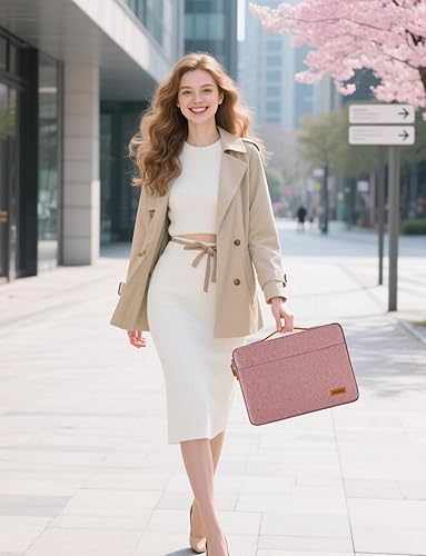 Miniatura 5 de DOMISO Funda protectora para laptop de 17 pulgadas compatible con HP Dell ASUS Lenovo Chromebook de 17 a 17.3 pulgadas, impermeable, con asa, color