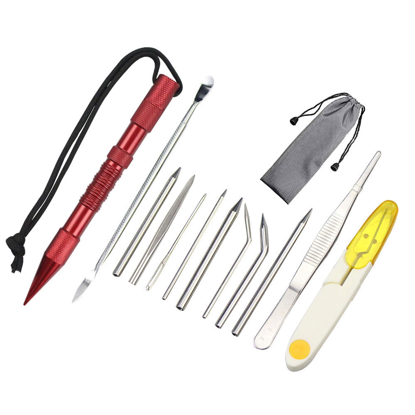 Paracord Needle Stitching Suit Umbrellas Rope Needle Bracelets Flattener Knitting for Leather and Rope Work Paracord Weaving