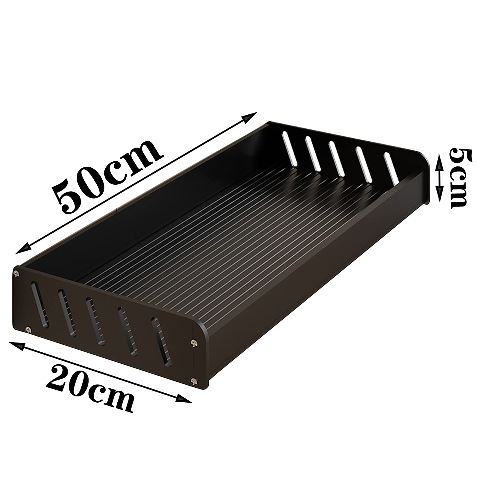 Estante de Almacenamiento de Aluminio para microondas - Soporte de Pared para Horno, Estante de Cocina para frascos de Especias y Utensilios de Cocina, solución de organización par