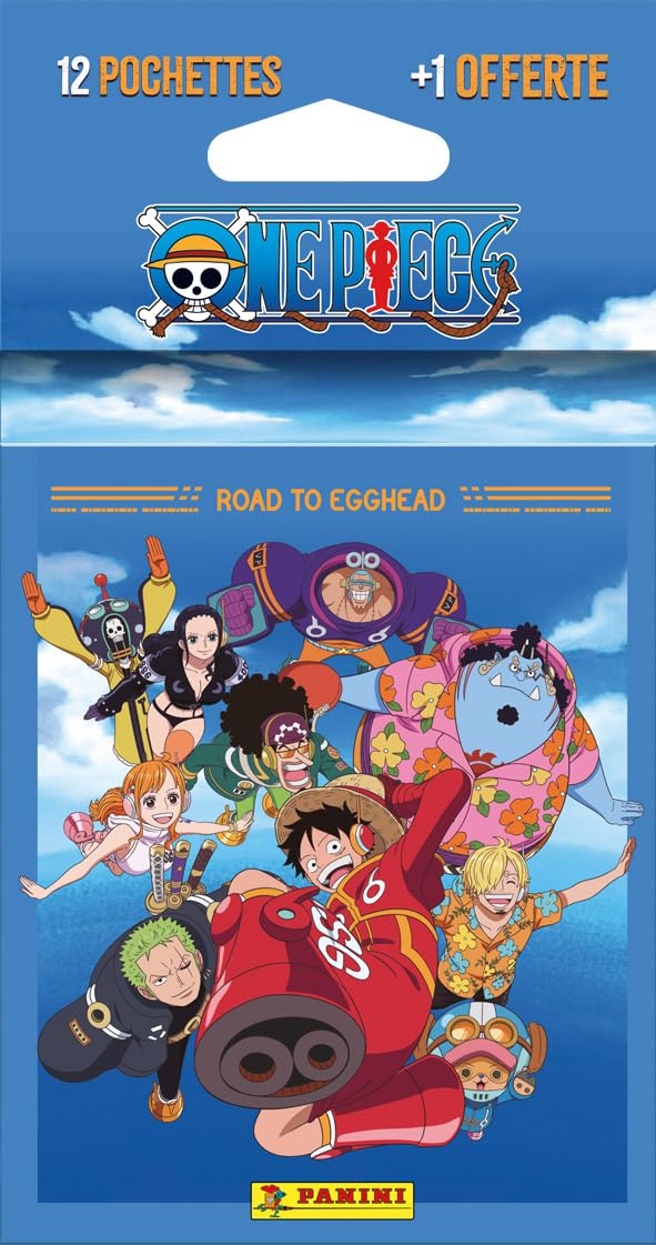 Panini One Piece Road to Egghead Blister Pack of 12 Pockets + 1 Free