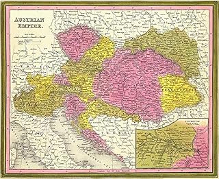 Austrian Empire - 1948 - Map Poster