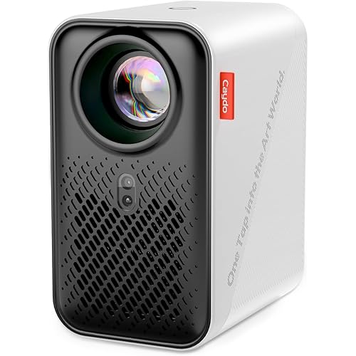 Caydo P1 Art Projector with Exclusive Drawing App for Artists, Portable Auto Focus & Keystone LED Projector for Drawing and Tracing, 4K Support, 100’’ Display, Compatible with iOS/Android, Upgraded