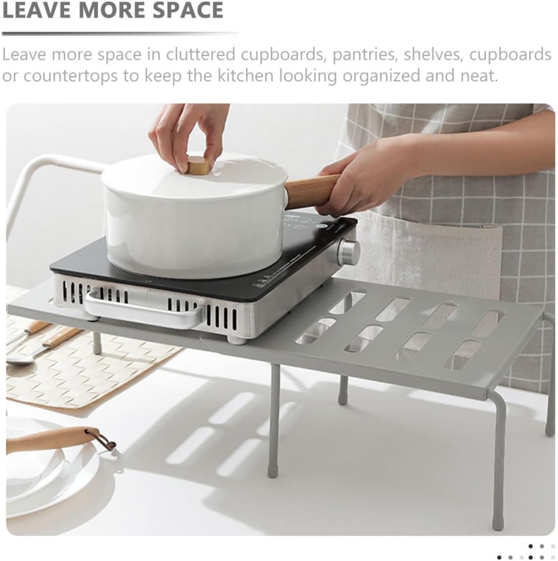 Telescopic Storage Rack 7 Tier Kitchen Shelf Utility Rack Seasoning Storage
