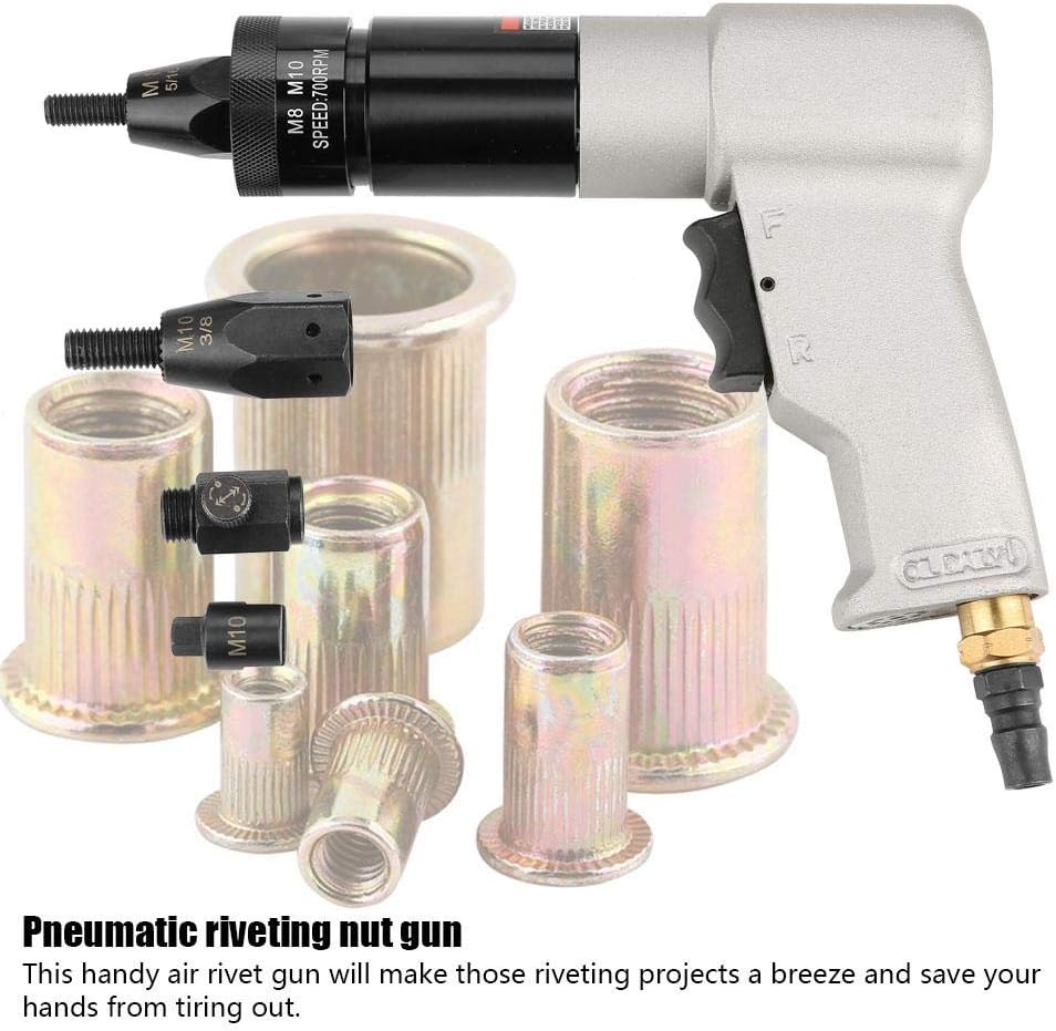Pneumatic Riveting Gun Pull Nut Automatic Air Riveter Nut Gun Tool