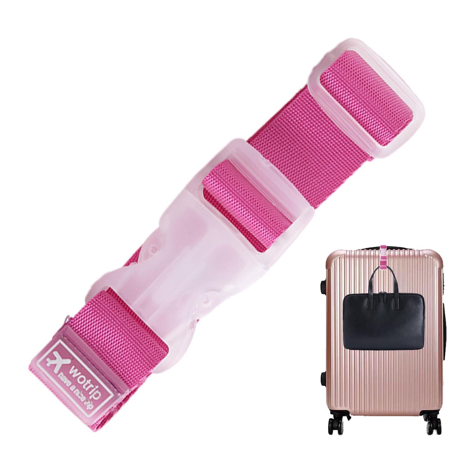 MECCANIXITY Sangle De Bagage, Veste, Support Pour Valise, Ceinture, Clip De Transport Pour Sac à Dos, Accessoire De Voyage, Noir