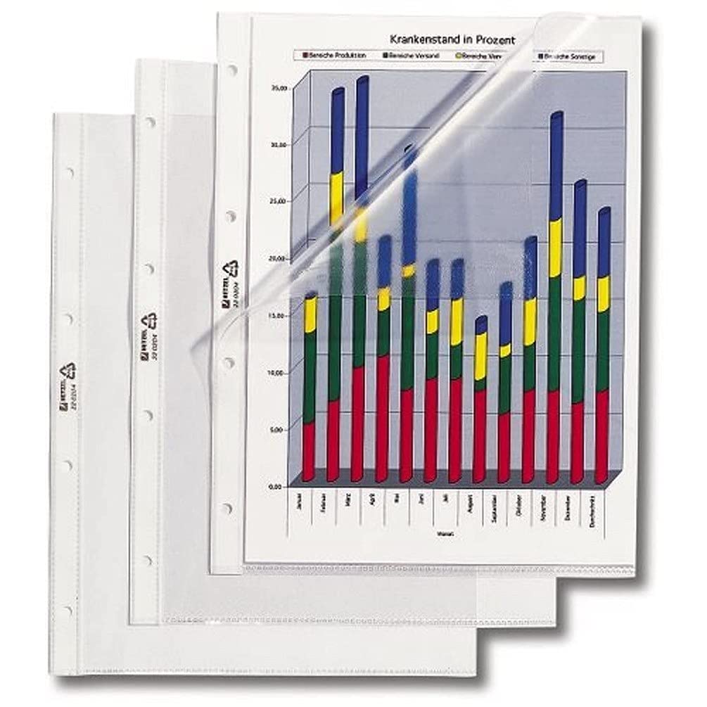 Hetzel 220204 Pack de 100 Pochettes A4 Grainée Transparent