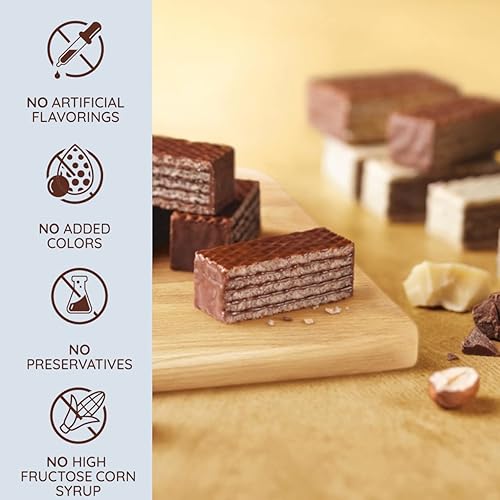 Miniatura 3 de Loacker Gardena Coconut - Barras de obleas crujientes cubiertas de chocolate con leche prémium con relleno de crema de coco, paquete de 25
