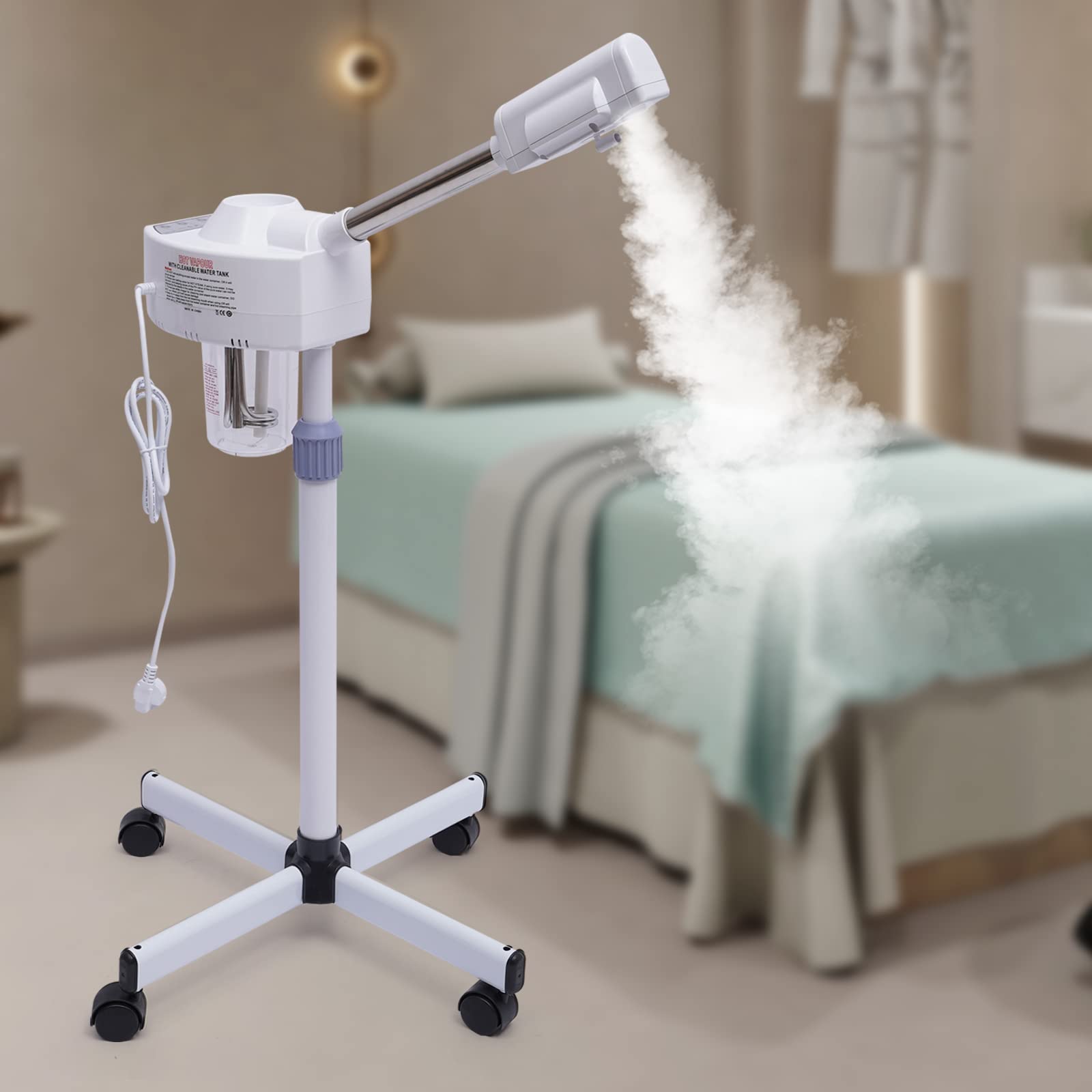 Vaporizador facial profesional Vapozon Ozono Vaporizador Vaporizador Facial Sauna Spa 750W para el salón o en casa