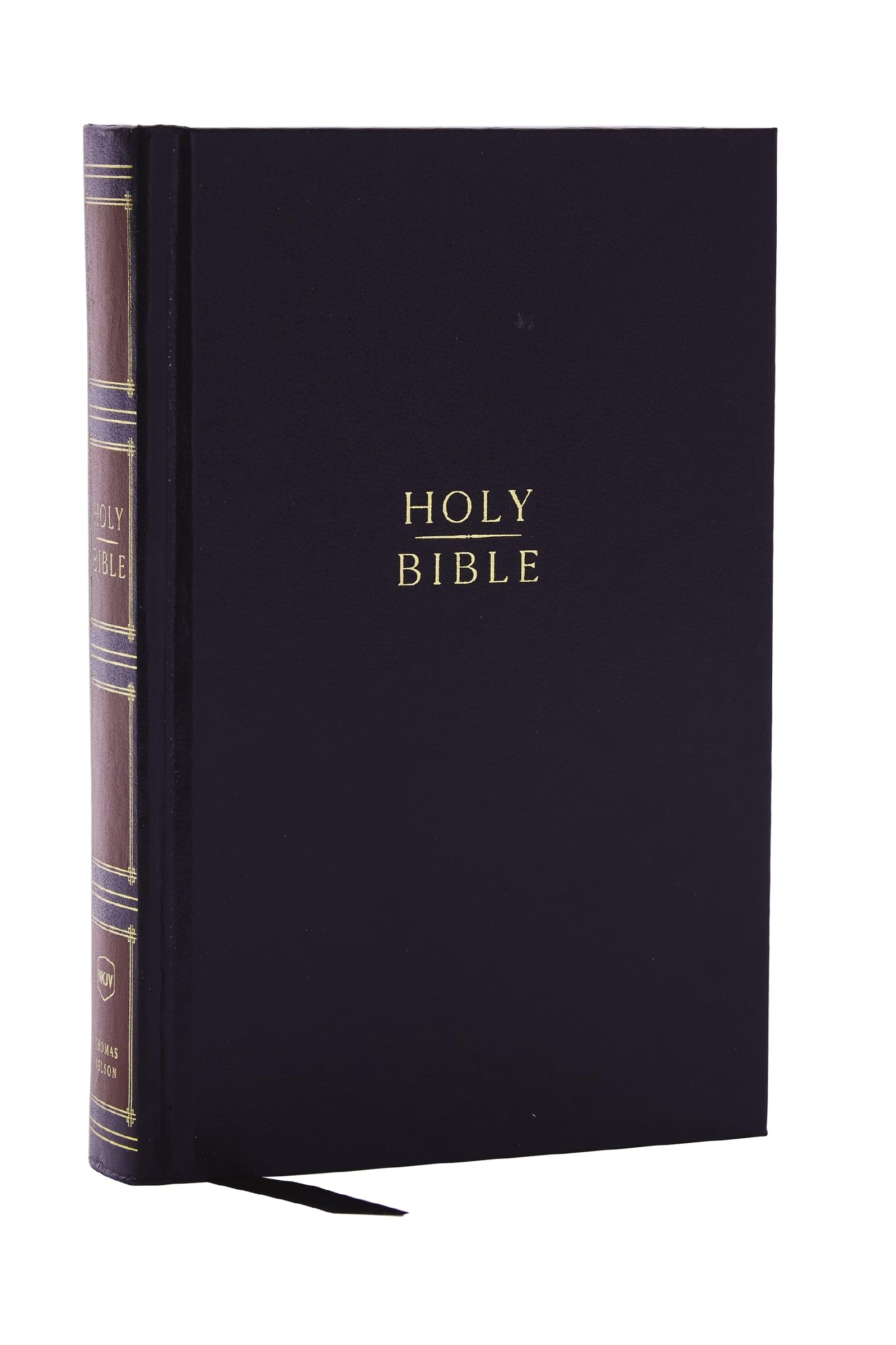 NKJV, Compact Center-Column Reference Bible, Hardcover, Red Letter, Comfort Print, Hardback,