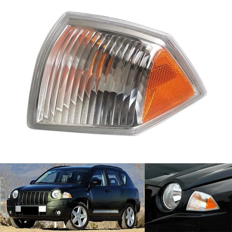 Intermitentes delanteros y faros de esquina para coche Compass 2007-2010 3