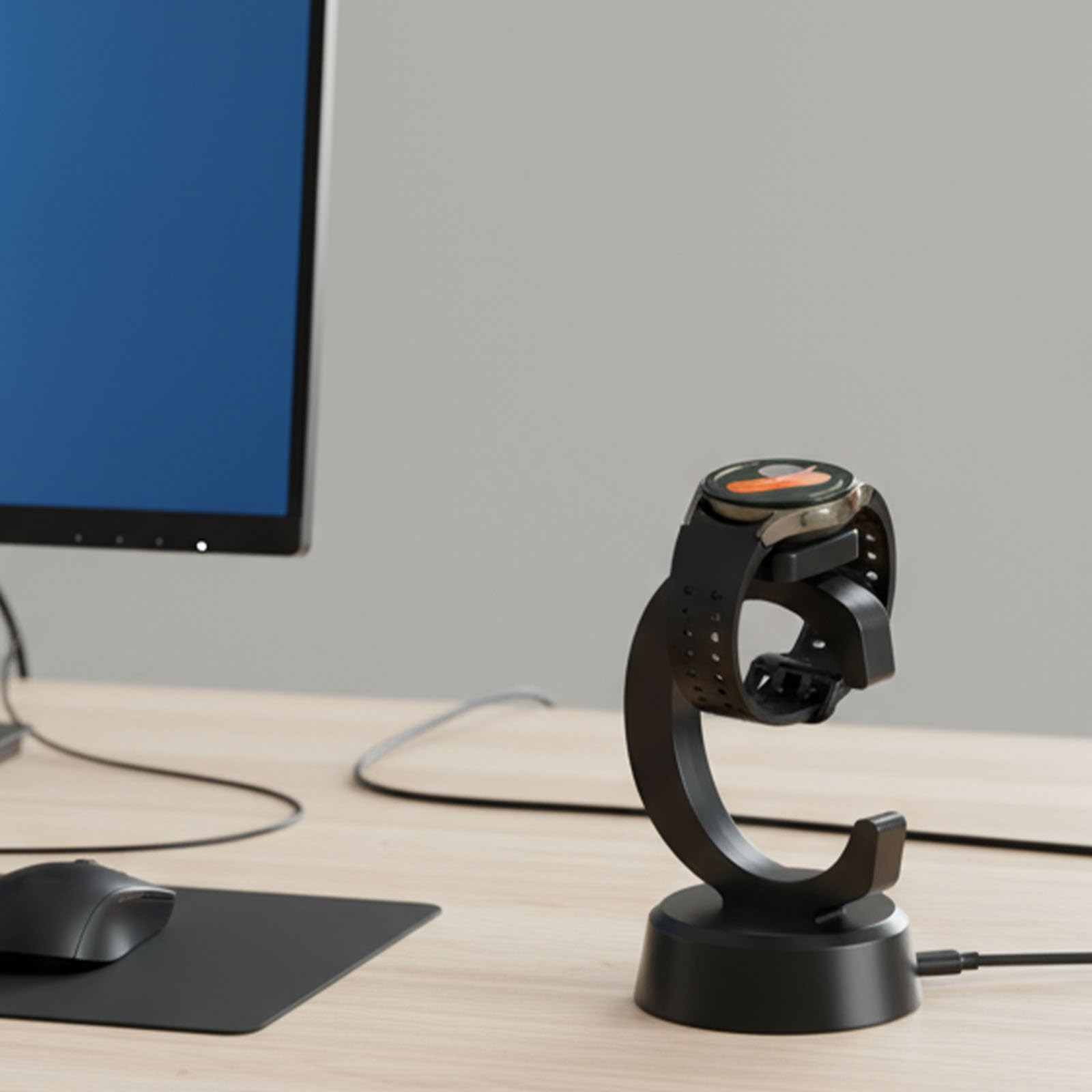 Support de Charge 5 Pièces pour Smsung Galaxy Watch 8/8 Classic/Ultra 2025/7, Station de Recharge de Remplacement, Support de Chargement sans Fil Magnétique